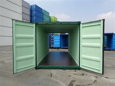 20 pies con puertas en ambos extremos nuevo Verde